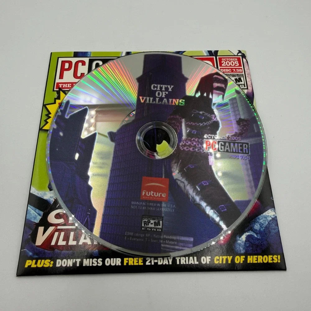 PC Gamer DVD October 2005 Disc 7.58 City of Villains Auto Assault Demo Disc